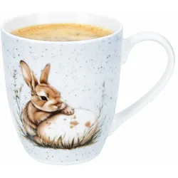 Ritzenhoff Jumbobecher Bunny blau 400 ml Porzellan Ostern Hase Eier Tasse groß