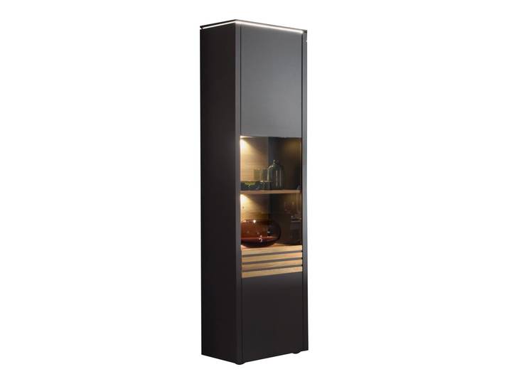 Venjakob Vitrine GAME, anthrazit, Holznachbildung