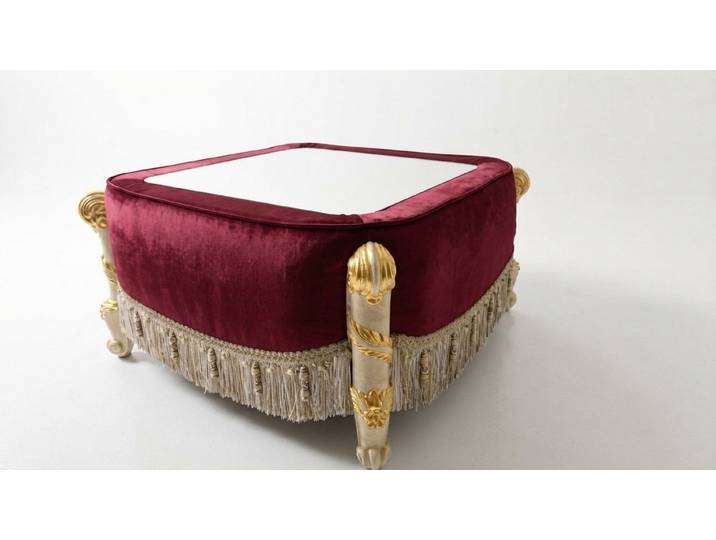JVmoebel Couchtisch Klassischer Barock Couchtisch aus Holz mit brauner Oberfläche (Packung, 11-St), Made in Europa