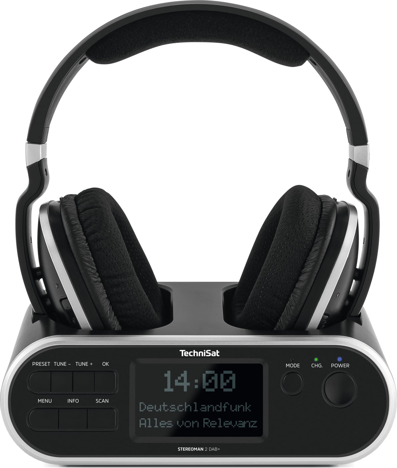 TechniSat StereoMan 2 DAB+ Koptelefoon met omsluitende oorkussens