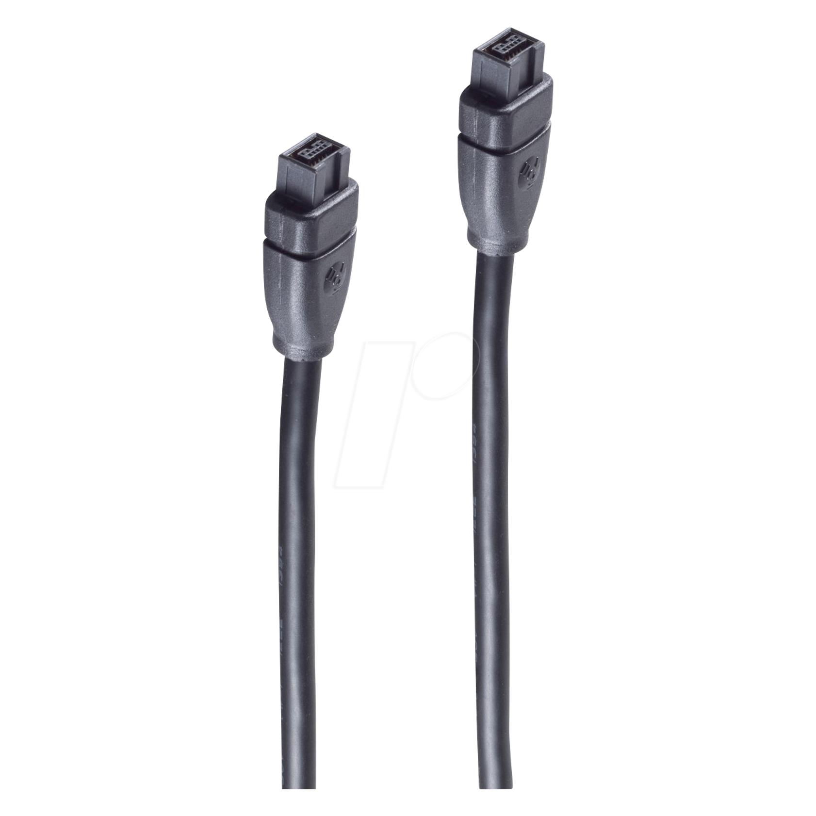 Shiverpeaks BASIC-S FireWire 1394b Kabel, 9 Pol Stecker (1.80 m) (BS77302)
