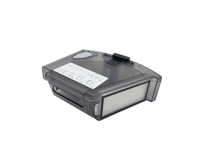 Zubehör Mülleimer Filter Wassertank Combo Einheit Ersatzteile, Kompatibel for Roborock, Q8 Max / Q8 Max+(Black)