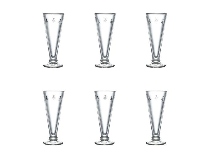 La Rochère Flûte à champagne Abeille 15 cl, lot de 6 Transparent