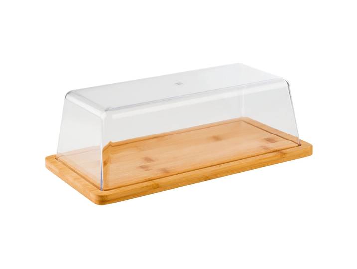 Serviertablett Aps Holz/transparent Polystyrol B 32 cm T 16.5 cm - Serviertablett