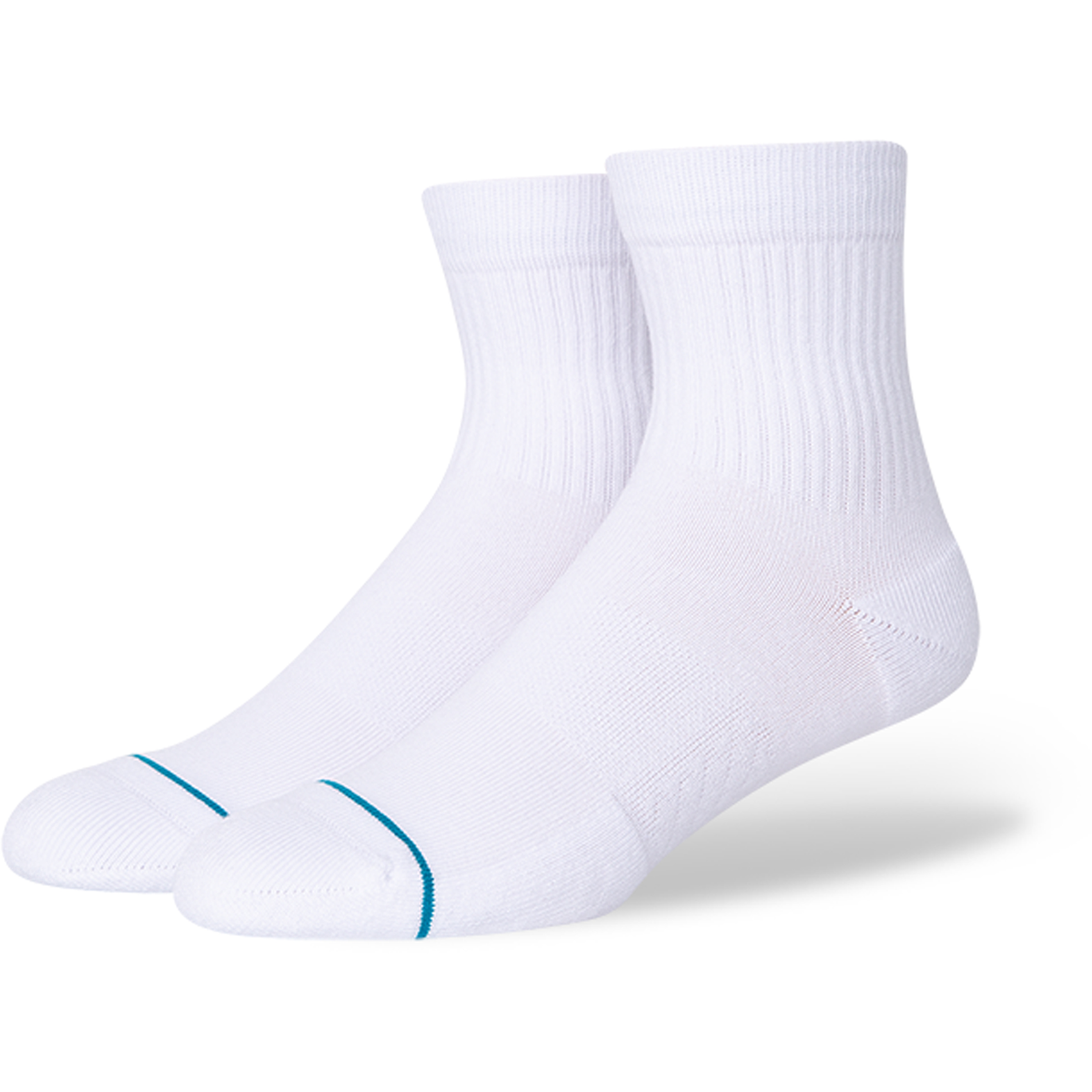 Stance Icon Quarter Freizeitsocken weiss Größe 38 Trekking Elastisch