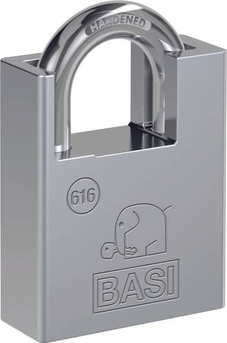 Basi 6160-4000 Vorhängeschloss 40mm verschieden schließend Silber Schlüsselschloss