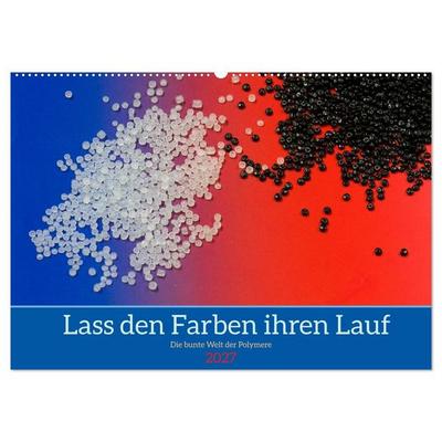 Lass den Farben ihren Lauf (Wandkalender 2027 DIN A2 quer), CALVENDO Monatskalender