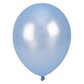 Arpex Metallisch blaue Luftballons 25 cm 100 Stk (100x) (58219748)