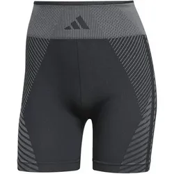 ADIDAS Damen Tight Knitted Training 5“, Größe S in Grau Grau