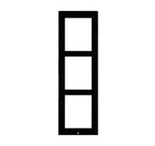 2N Telecommunications 9155023B Aufputzrahmen Schwarz