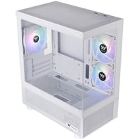 View 170 TG ARGB Snow White, Tower-Gehäuse weiß, Tempered Glass x 2