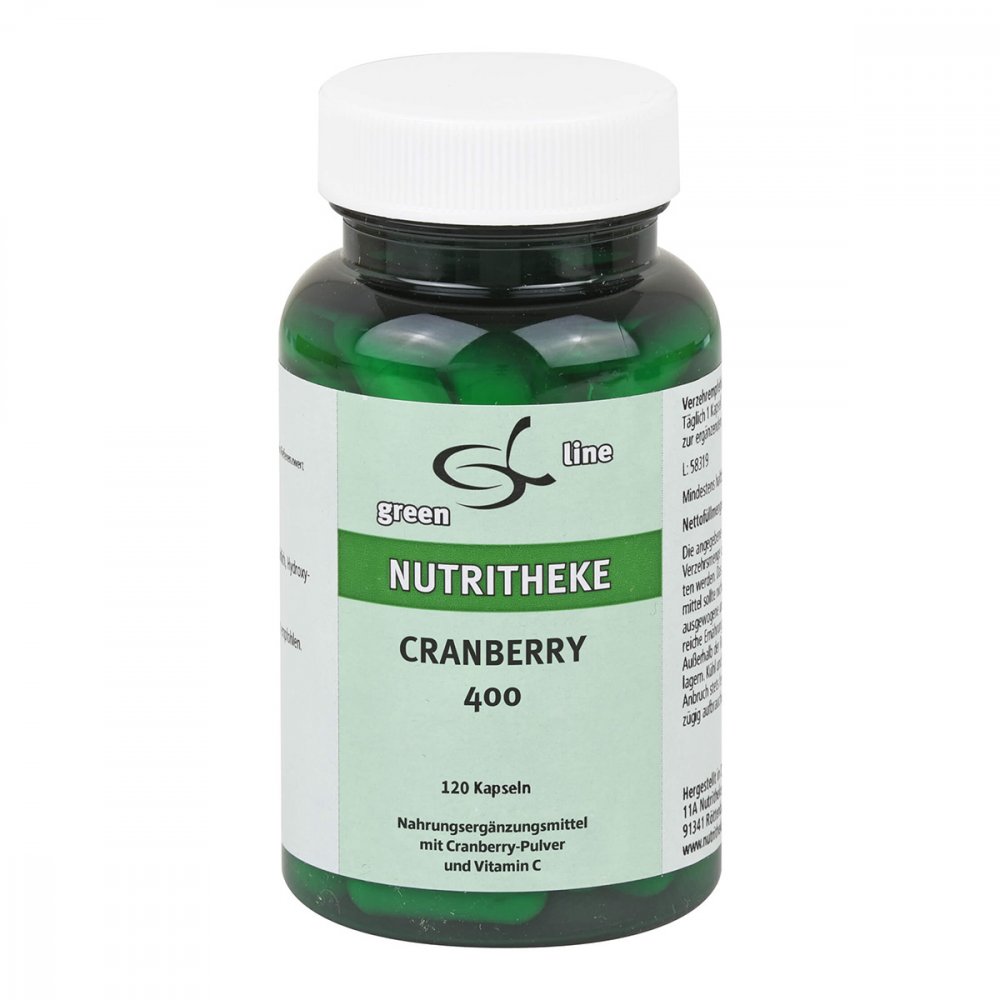 11 A Nutritheke GmbH Cranberry 400 Kapseln 08800616