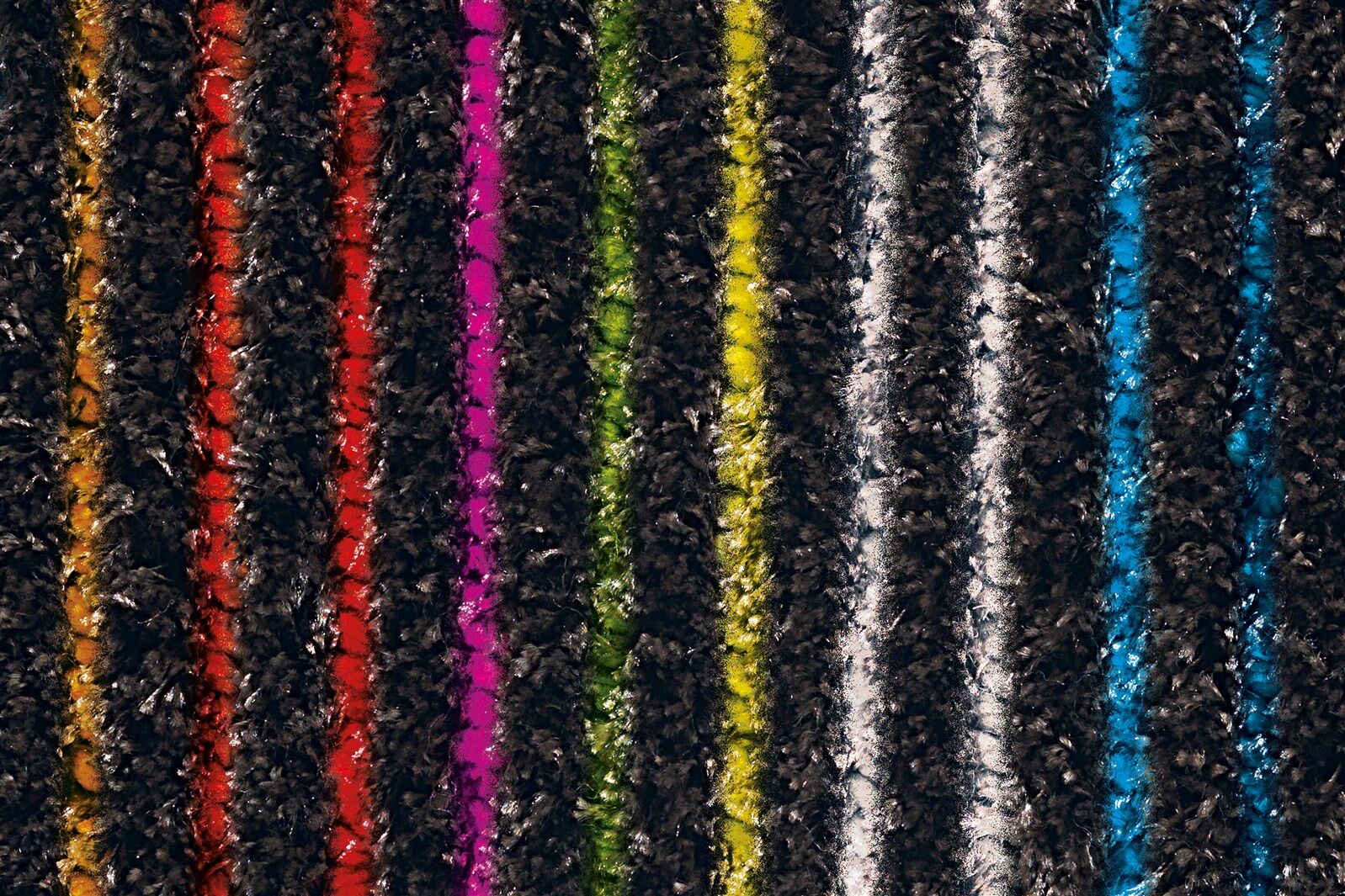 Teppich ARTE ESPINA "Jazz 8134", bunt (multi), B:170cm H:18mm L:240cm, Polyester, Teppiche, Teppich, Handgemachte Qualität, jeder Teppich ein Einzelstück multi B : 170cm 1 Stk., 18mm, L: 240cm