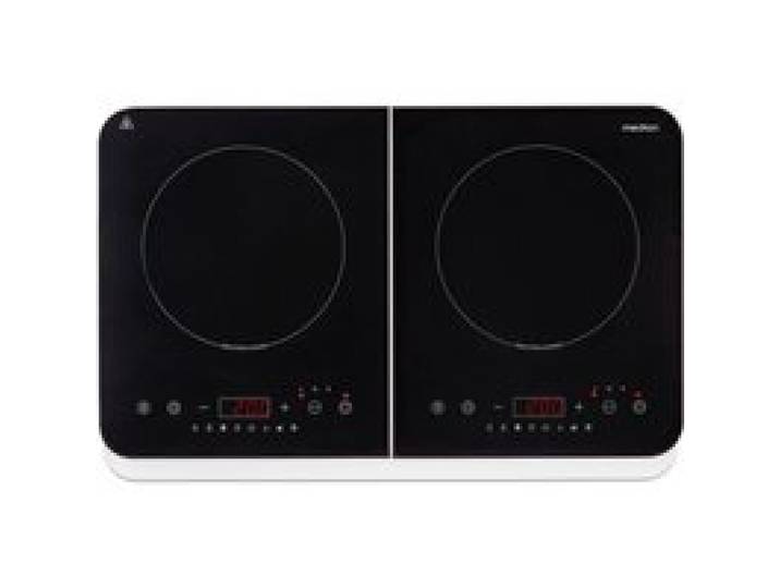 Plaque de cuisson posable - MEDION MD18493- Induction - 2 Foyers - 3500W - Blanc/Noir