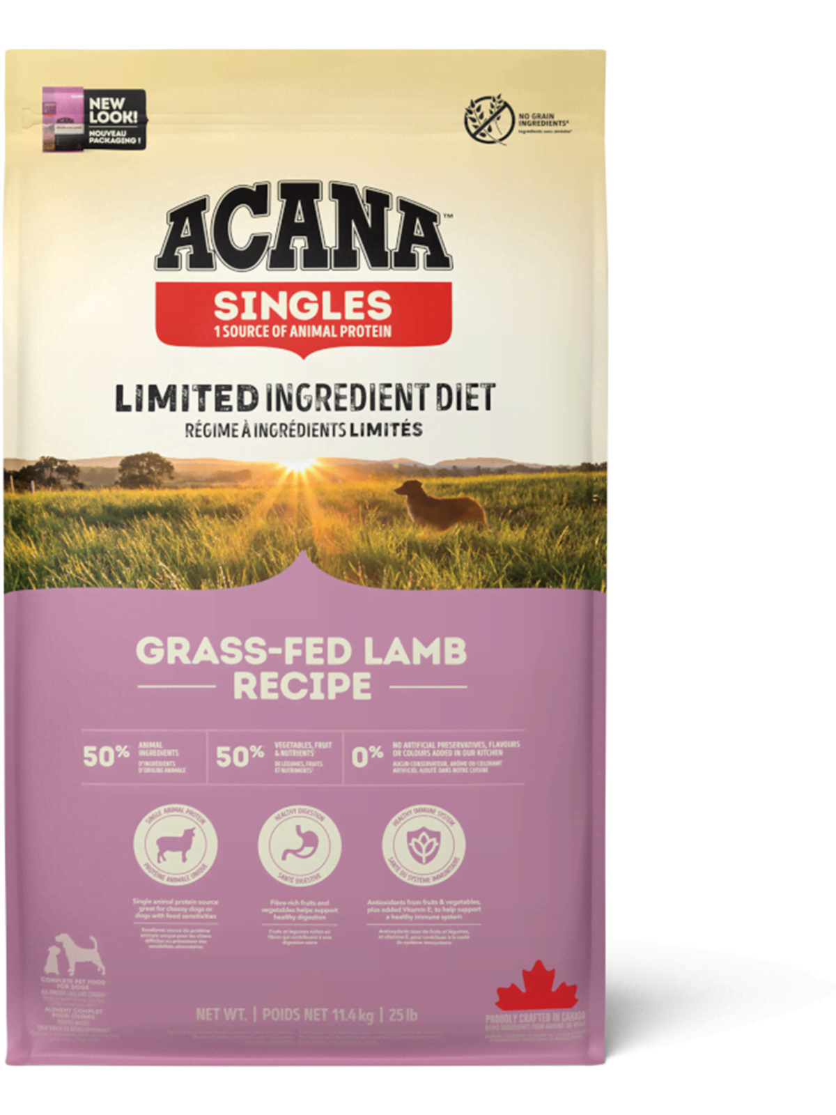 Acana Grass-fed Lamb Dry Dog Food 11.4 kg