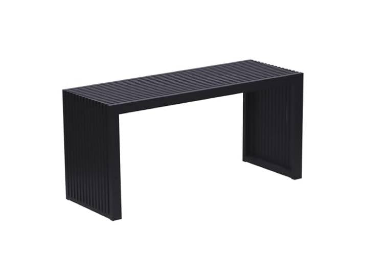 Relaxdays Banc Bambou Moderne\, Banc d'entrée/Couloir\, Salle de Bain/Chambre\, HxLxP 43x90x33 cm\, Banc à Chaussures Noir