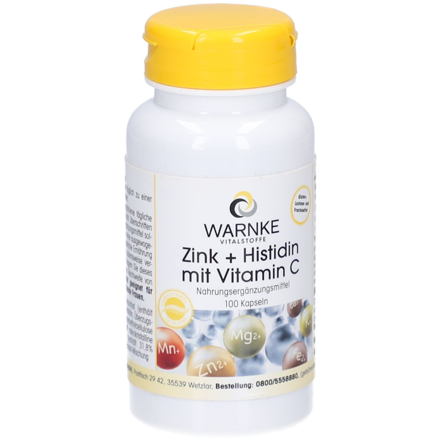 Zink+Histidin mit Vitamin C Kapseln 100 St