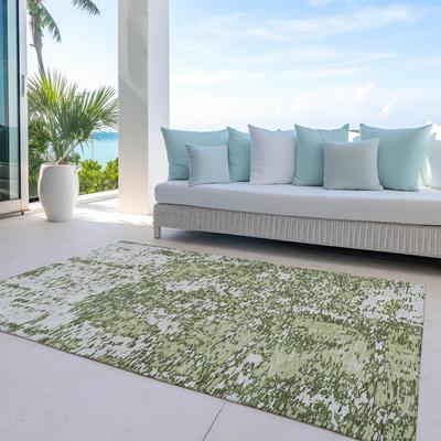 Addison Rugs Machine Washable Indoor/ Outdoor Abstract Pixels Chantille Rug