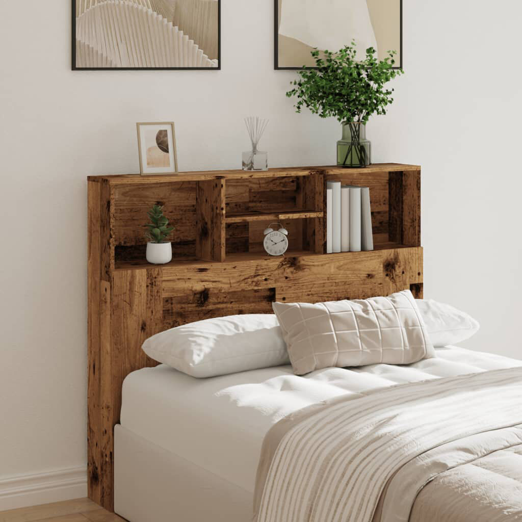 Alpen Home Bodiam Bookcase Headboard Reclaimed Wood Full / Double