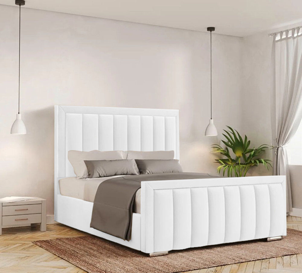 Fairmont Park Yatton Upholstered Bed White Single (3')