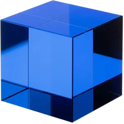 Tecnolumen Cubelight Ersatzglaswürfel, blau