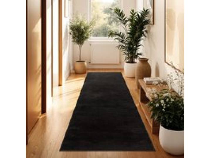 Tapis Calissa noir 80x300 cm