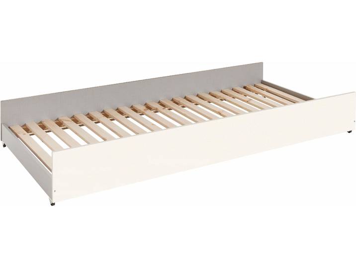 Schubkasten WIMEX Joker , braun (weiß, san remo eiche nachbildung), B:203cm H:21,5cm T:93cm, Schubladen, Schubkasten, zusätzliche Schlafgelegenheit, Gästebett, inklusive Lattenrost