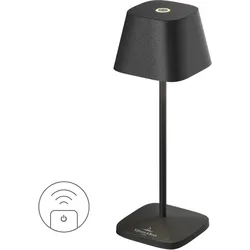 NEAPEL MICRO RC - Akku-Tischleuchte dimmbar schwarz
