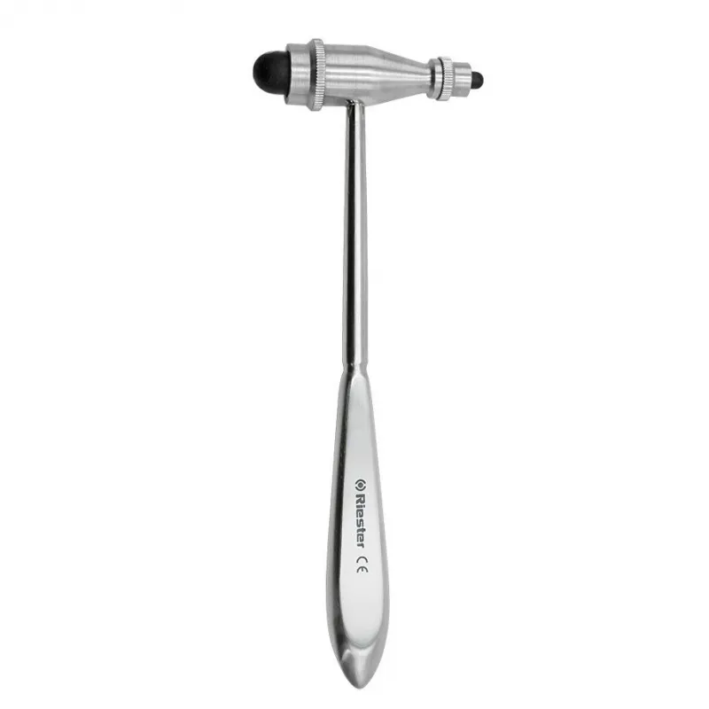 Rudolf Riester GmbH Reflexhammer nach Trömner 22 cm, 180 g, Griff rostfreier Stahl 220060
