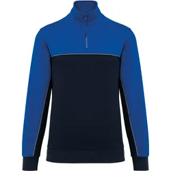 Kariban Workwear Unisex Workwear Sweater mit 1/4 Zip Sweatshirt WK404