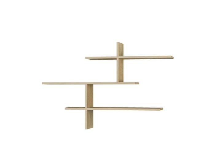 Etagère murale effet bois marron