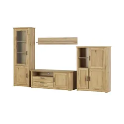Woodford Wohnkombination  Boston ¦ holzfarben ¦ Maße (cm): B: 325 H: 204 T: 53.0