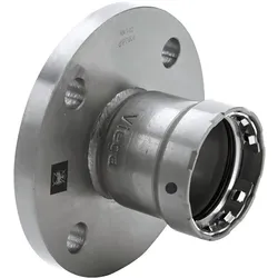 Viega, Rohrverbindungstechnik, Megapress-Flanschübergang, DN 50, n 4 Stahl unlegiert, Zink-Nickel-Beschichtung Modell 4259.1