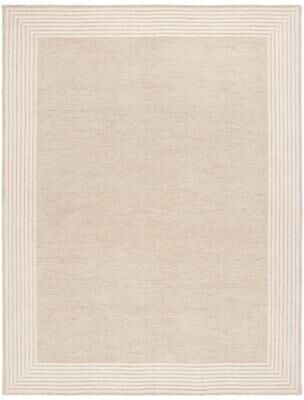 SAFAVIEH Handmade Ebony Cana Contemporary Wool Rug