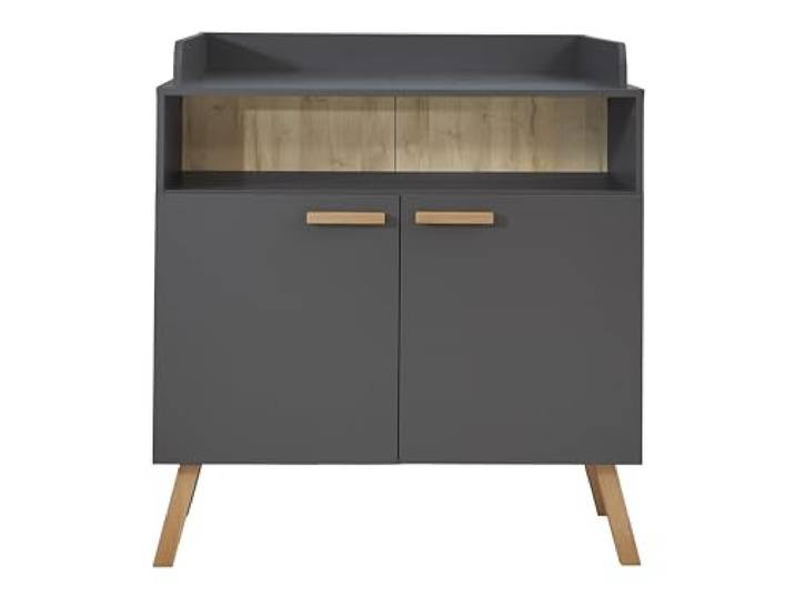trendteam smart living Wickelkommode Mats Grau · B 96 x H 105 cm