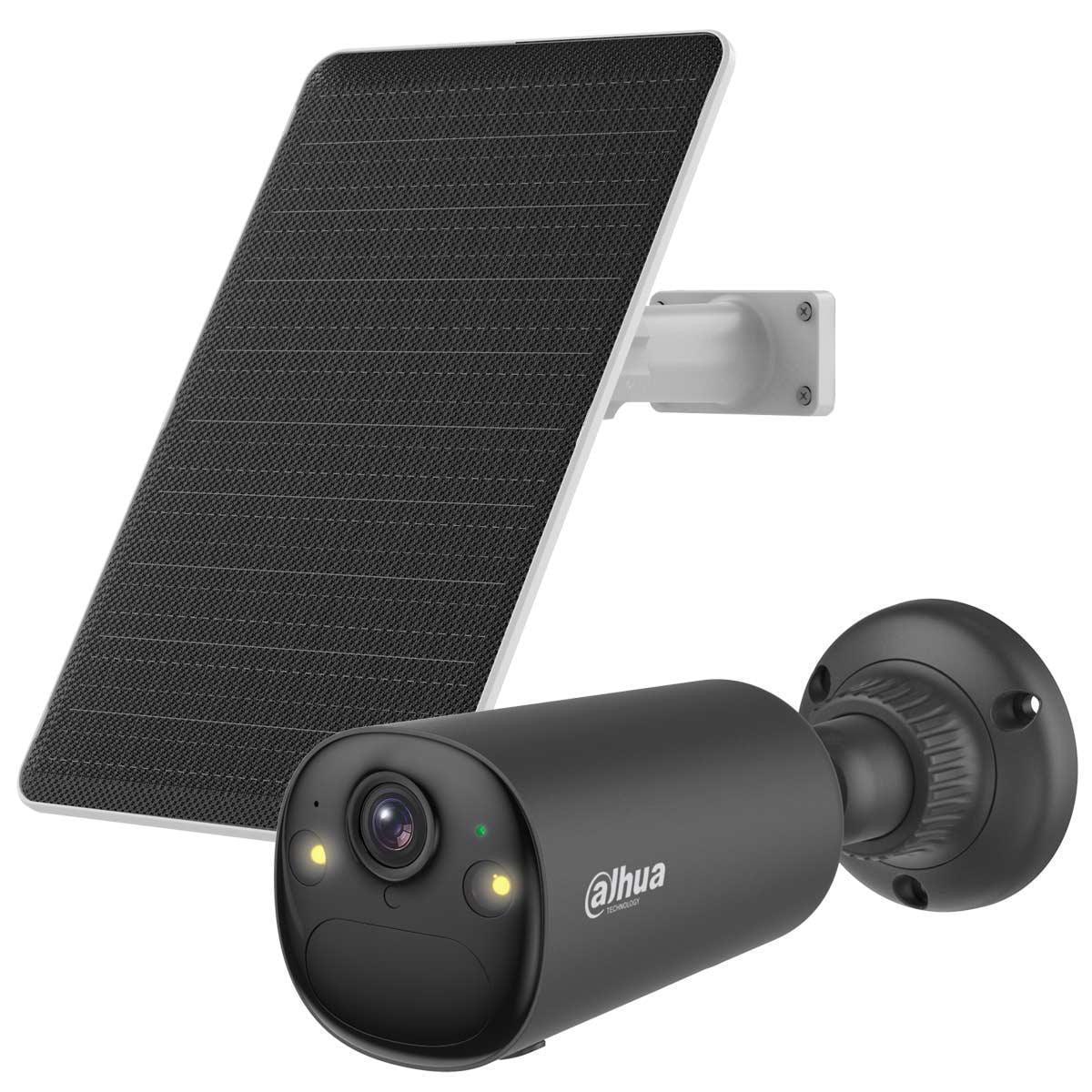 Dahua Apollo Bullet C1 4G schwarz Bullet Camera (schwarz) und Solarpanel