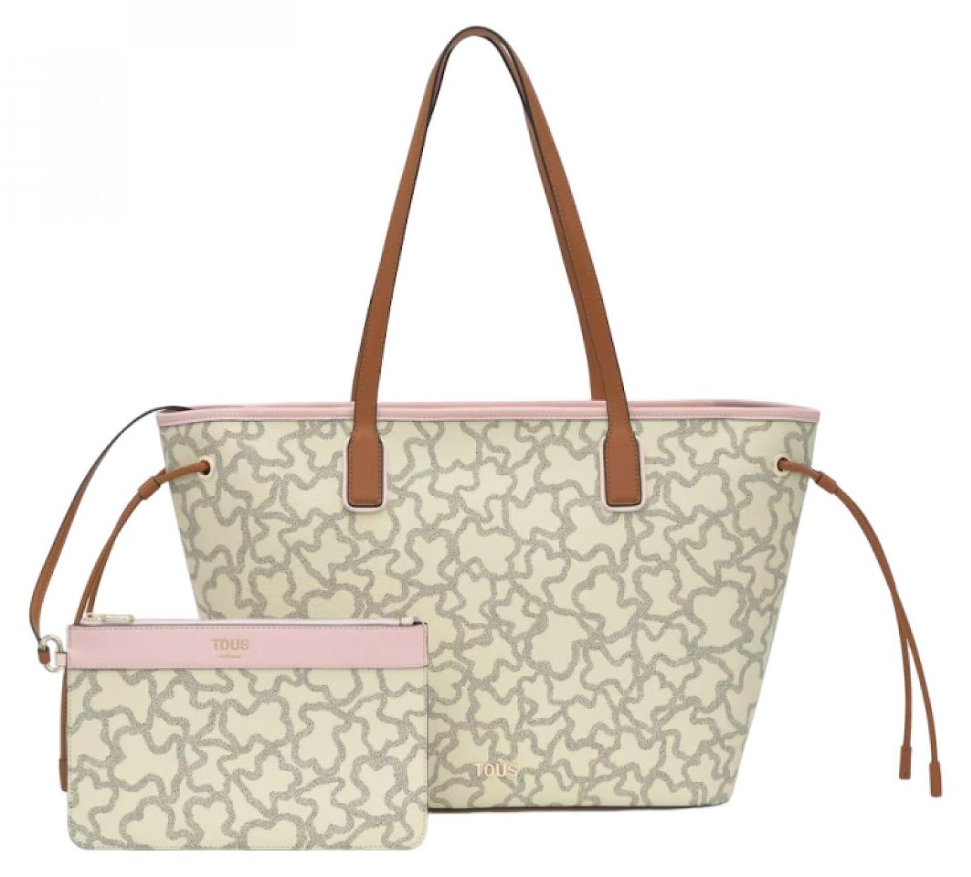 TOUS 2002462402 Große Tragetasche Kaos Icon Beige