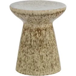 Tchibo - Woood Keramik-Beistelltisch »Fleck« - 47,5x47,5x54,5cm - hellbraun -