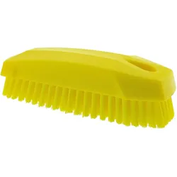 Handbürste / Nagelbürste S, 130 mm, Hart, verschiedenen Farben zur Auswahl Gelb