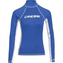 CRESSI-SWIM Damen Shirt Lady Long Sleeve, Größe XS in Blau Blau