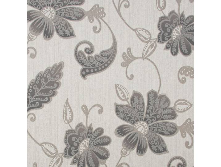 Boutique Vliestapete Juliet 1000x52cm, Grau, Papier, Kunststoff, Floral, Vintage, Rechteckig, 52x1000 cm, Tapeten & Wandverkleidungen, Vliestapeten