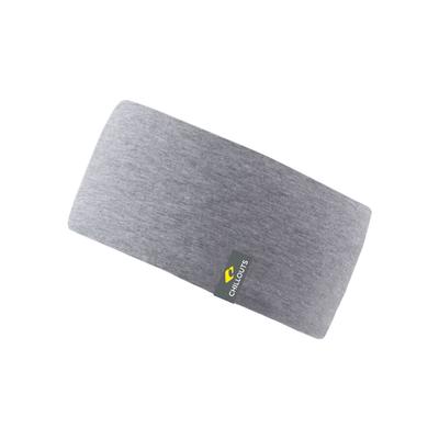 Stirnband CHILLOUTS "Eton Headband", Herren, grau (hellgrau), Baumwollmischung, meliert, Mützen Stirnband, mit sportivem Look & weicher Baumwollmischung für aktiven Komfort
