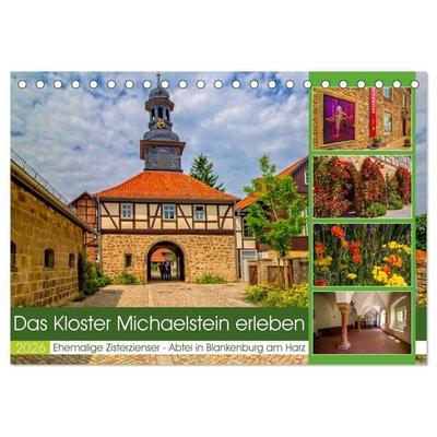 Das Kloster Michaelstein erleben – Ehemalige Zisterzienser – Abtei in Blankenburg am Harz (Tischkalender 2026 DIN A5 quer), CALVENDO Monatskalender