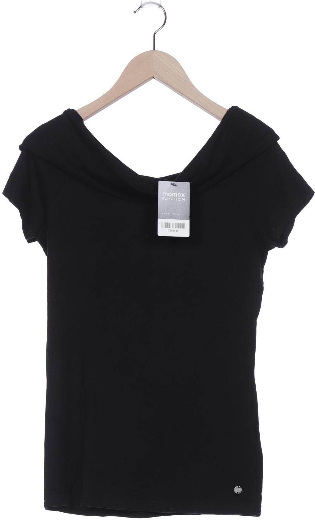 Street One Damen T-Shirt, Schwarz, Gr. EU 40, Viskose / Elasthan - Second Hand