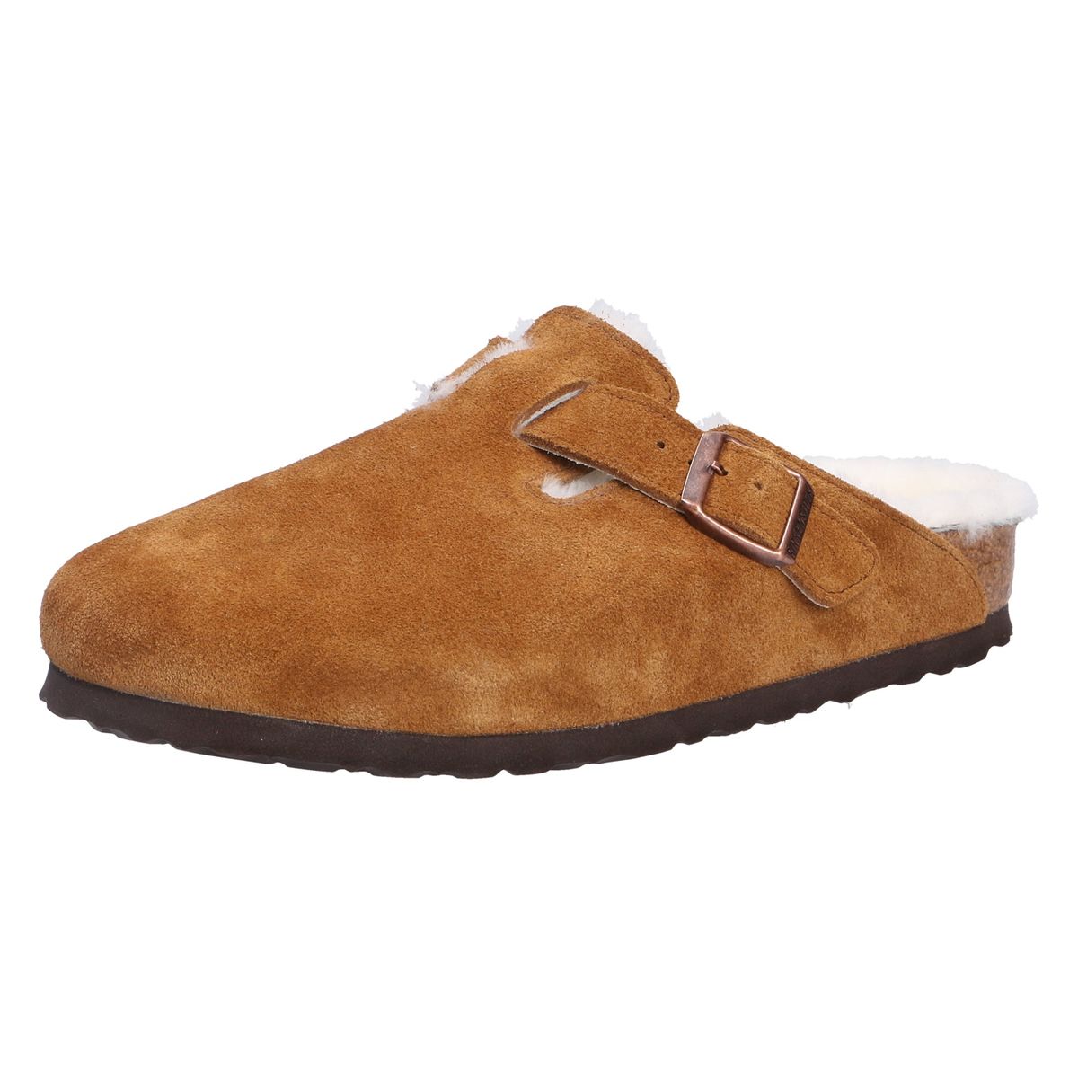 Birkenstock Hausschuhe Boston VL Shearling Herren 333532343538 Braun 45 EU