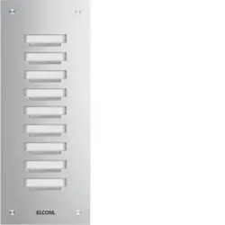 Elcom 5209280 KVM-9/1 Klingelplatte 9/1 UP ESTA