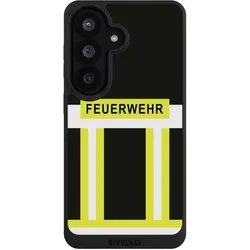 Nivocase Handyhülle für Samsung Galaxy S26 Hülle NIVOpure Case Schwarz Beruf Feuerwehr Feuerwehrmann (Samsung Galaxy S26), Smartphone Hülle, Schwarz