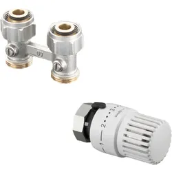 Oventrop Multiflex F Anschluss-Set 1715813 für G 3/4 AG, Durchgang