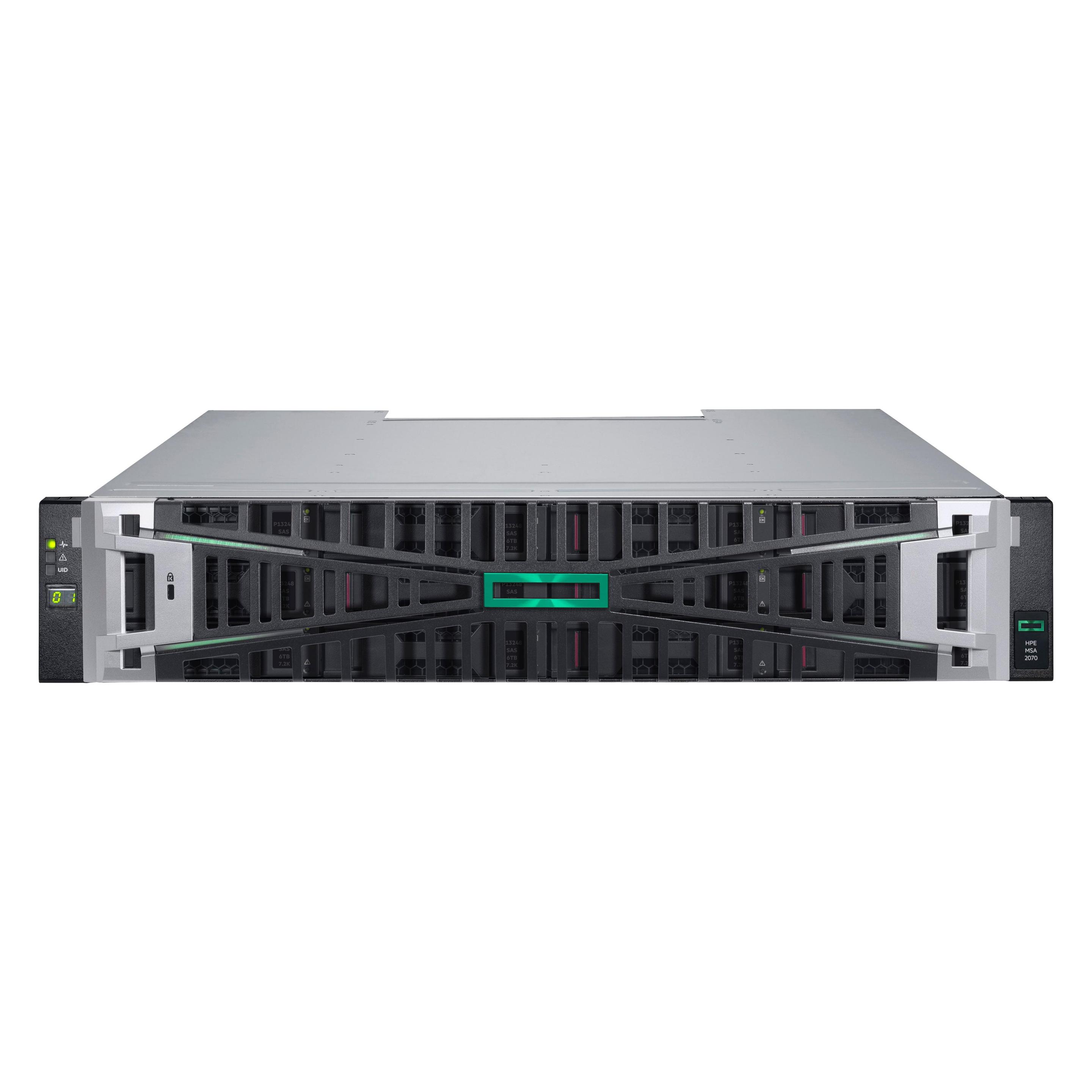 HPE MSA 2070 LFF 2X32GB FC 4P-STOCK (Fibre Channel) (P89067-B25)