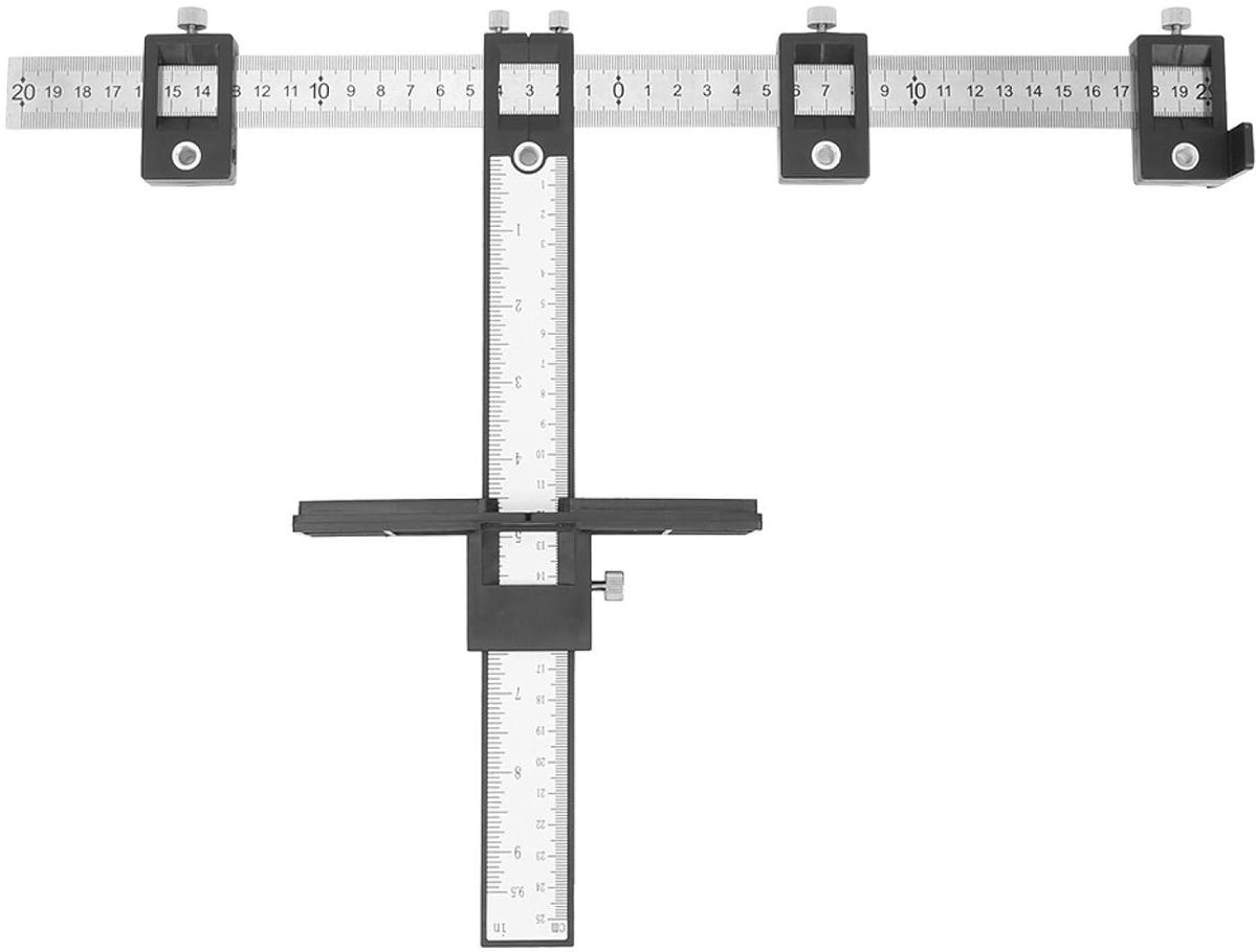 Multifunctionele Handgreep Jig voor Kast Hardware - Verstelbare Boor Jig voor Bouwprofessionals en Doe-Het-Zelvers